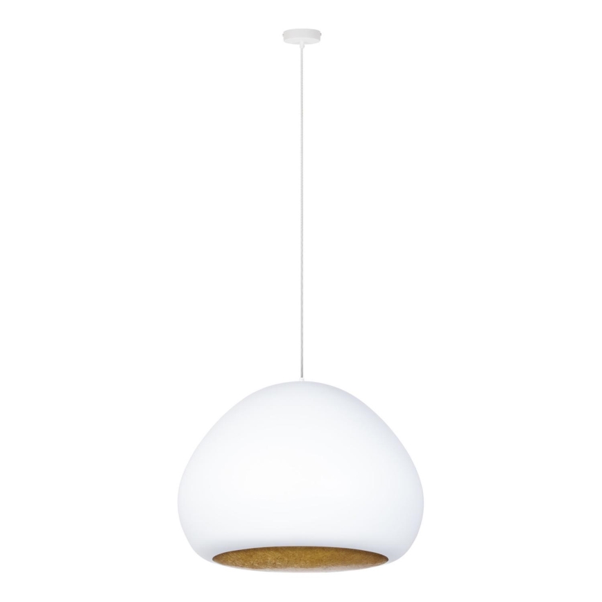 Подвесная люстра LAVA 1xE27/15W/230V белый/золотистый