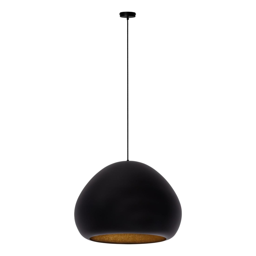 Подвесная люстра LAVA 1xE27/15W/230V черный/золотистый