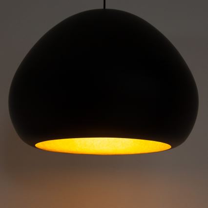 Подвесная люстра LAVA 1xE27/15W/230V черный/золотистый