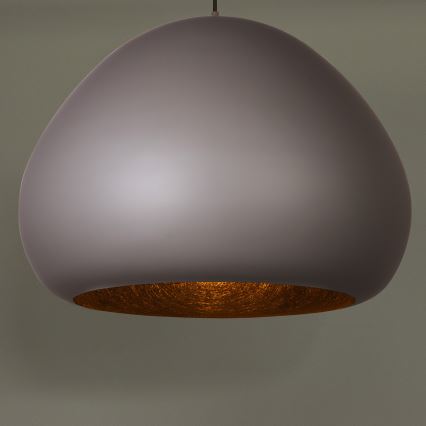 Подвесная люстра LAVA 1xE27/15W/230V серо-коричневый/черный