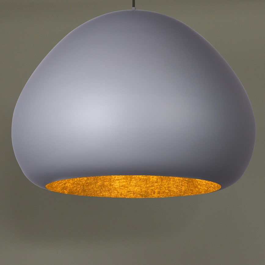 Подвесная люстра LAVA 1xE27/15W/230V серый/золотистый