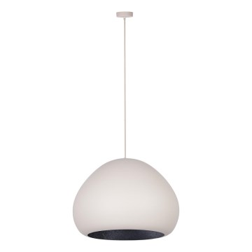 Подвесная люстра LAVA 1xE27/15W/230V кремовый/черный