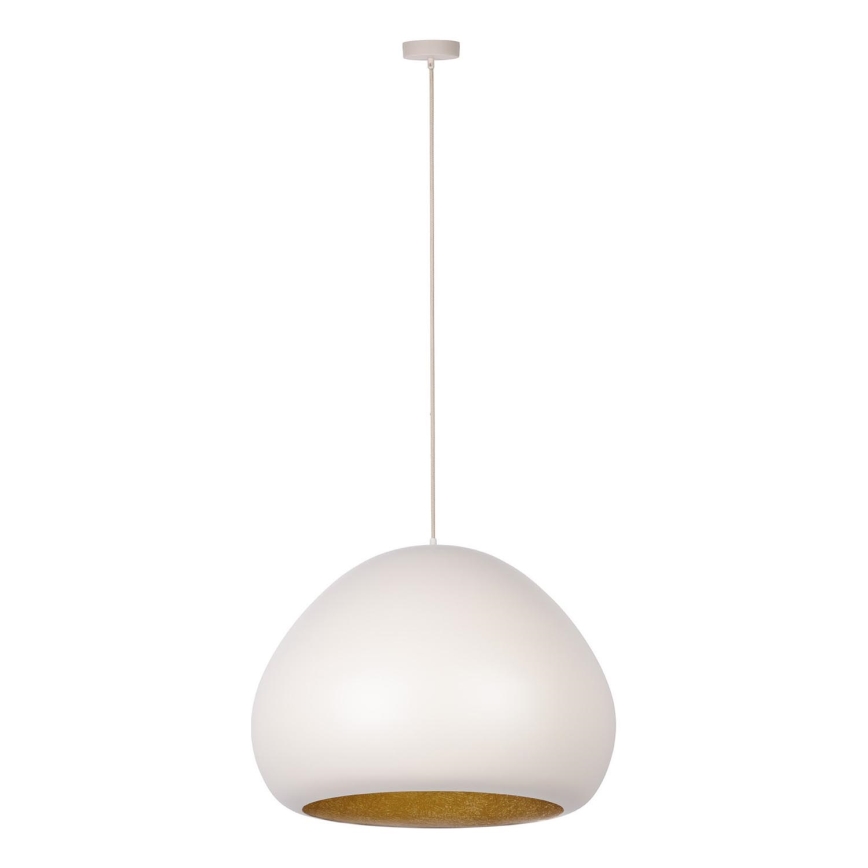 Подвесная люстра LAVA 1xE27/15W/230V кремовый/золотистый
