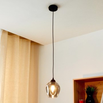 Подвесная люстра LILI 1xE27/15W/230V черный/серый