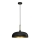 Подвесная люстра LINCOLN 1xE27/60W/230V ⌀ 35 cm черная