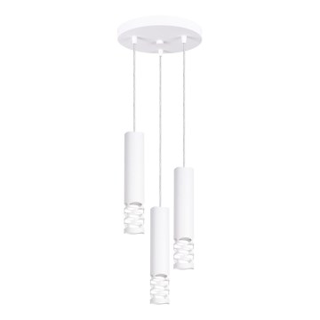 Подвесная люстра LIRO 3xGU10/10W/230V белый