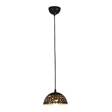 Подвесная люстра LISA BLACK 1xE27/60W/230V