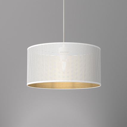 Подвесная люстра LOFT SHADE 1xE27/60W/230V диаметр 40 см белая/золотая
