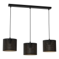 Подвесная люстра LOFT SHADE 3xE27/60W/230V черная/золотая