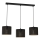 Подвесная люстра LOFT SHADE 3xE27/60W/230V черная/золотая