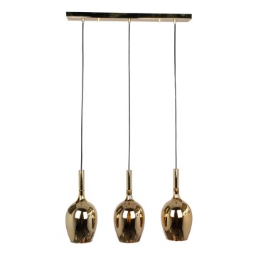 Подвесная люстра LUGANO 3xE14/40W/230V золотой