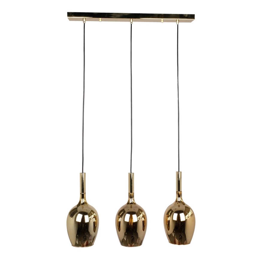 Подвесная люстра LUGANO 3xE14/40W/230V золотой