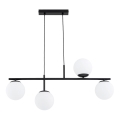 Подвесная люстра LUNA 4xE14/10W/230V черный