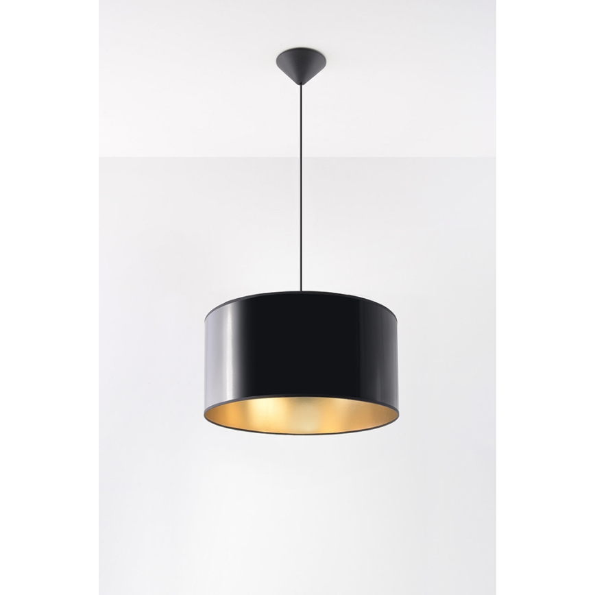 Подвесная люстра LUXOR 40 1xE27/60W/230V золотая/черная