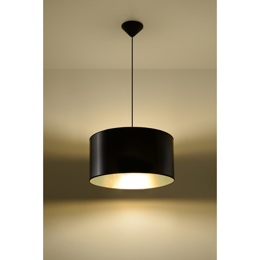 Подвесная люстра LUXOR 40 1xE27/60W/230V золотая/черная