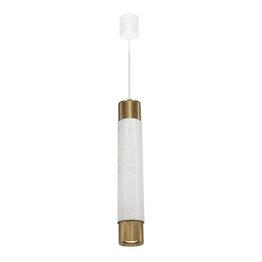 Подвесная люстра Marble белый/латунь 1xGU10/8W/230V