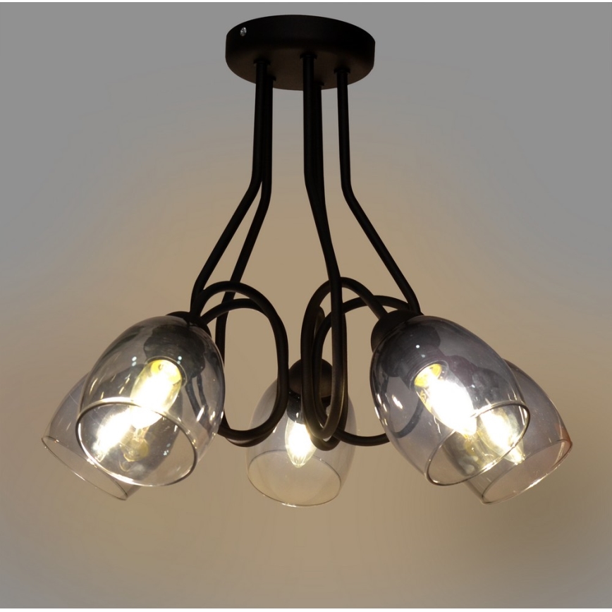 Подвесная люстра MARIETTA 5xE27/15W/230V
