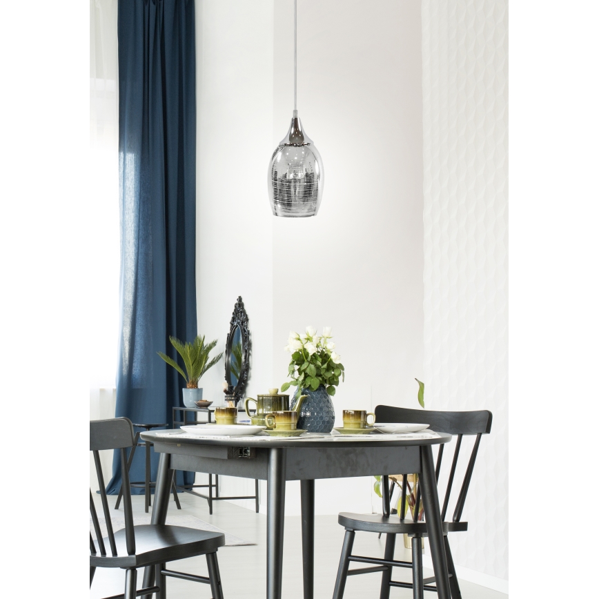 Подвесная люстра MARINA 1xE27/60W/230V хром