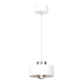 Подвесная люстра MARTI 1xE27/15W/230V белый/блестящий хром