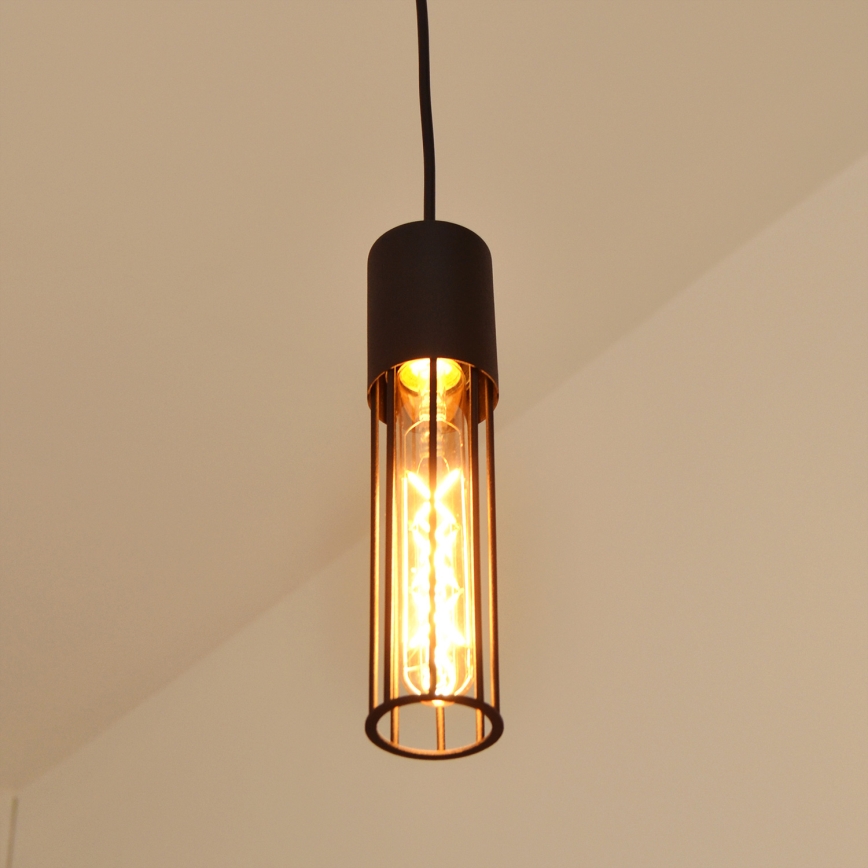 Подвесная люстра MELODY 2xE27/15W/230V черный