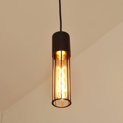 Подвесная люстра MELODY 3xE27/15W/230V черный