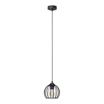 Подвесная люстра MERCURE 1xE27/15W/230V ⌀ 16 cm черная