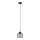 Подвесная люстра MERCURE 1xE27/15W/230V ⌀ 16 cm черная