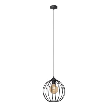 Подвесная люстра MERCURE 1xE27/15W/230V ⌀ 24 cm черная