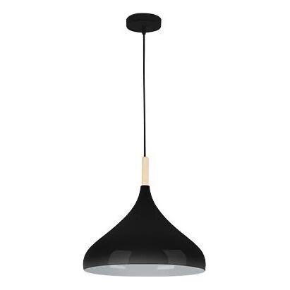 Подвесная люстра MIKO 1xE27/60W/230V диаметр 32 см черный