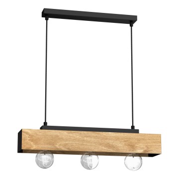 Подвесная люстра MILUZA 3xE27/15W/230V