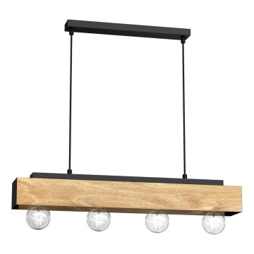 Подвесная люстра MILUZA 4xE27/15W/230V