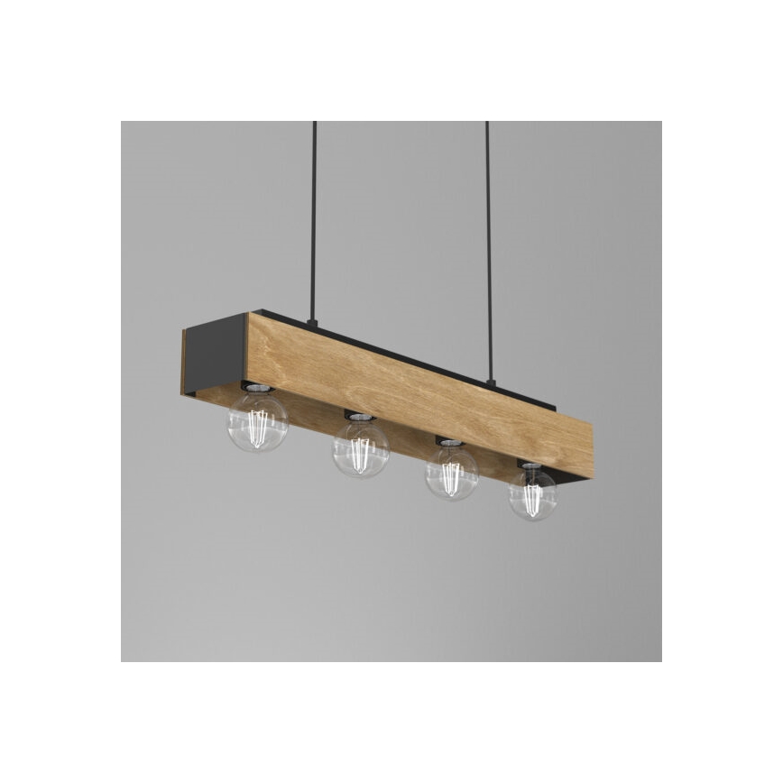 Подвесная люстра MILUZA 4xE27/15W/230V
