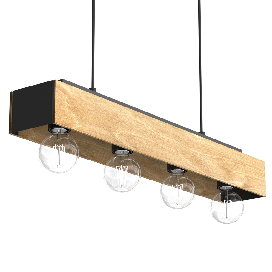 Подвесная люстра MILUZA 4xE27/15W/230V