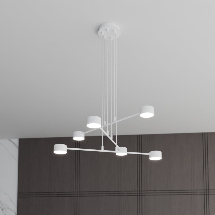 Подвесная люстра MODUS 6xGX53/10W/230V белый