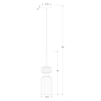 Подвесная люстра MOLLY 1xE14/40W/230V диаметр 12 см золотистый/розовый/синий