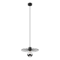Подвесная люстра MONTANA 1xE27/15W/230V диаметр 30 см черный