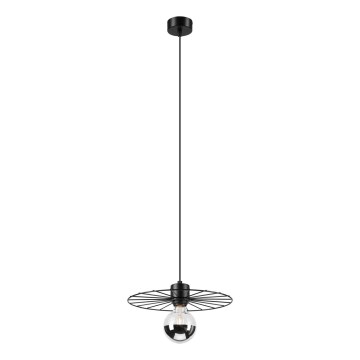 Подвесная люстра MONTANA 1xE27/15W/230V диаметр 30 см черный