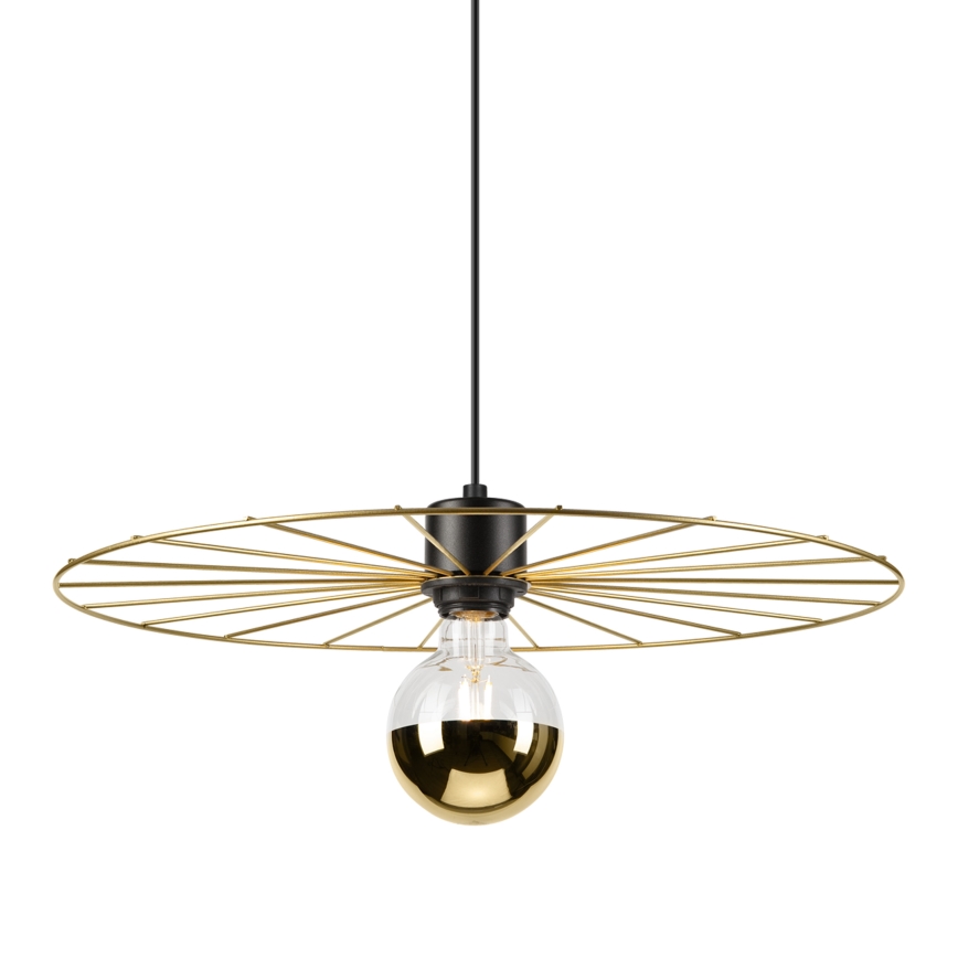 Подвесная люстра MONTANA 1xE27/15W/230V диаметр 45 см золотистый/черный