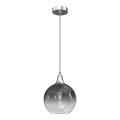 Подвесная люстра MONTE 1xE27/60W/230V ⌀ 20 cm матовый хром
