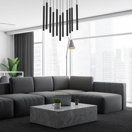 Подвесная люстра MONZA 11xG9/8W/230V черный