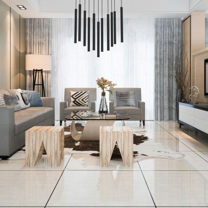 Подвесная люстра MONZA 11xG9/8W/230V черный