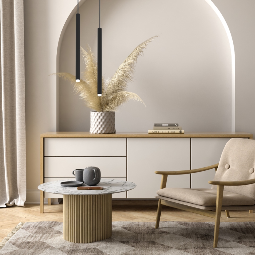 Подвесная люстра MONZA 1xG9/8W/230V черный