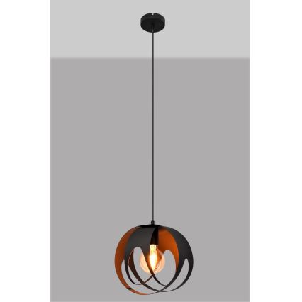 Подвесная люстра MOONLIGHT 1xE27/15W/230V черная