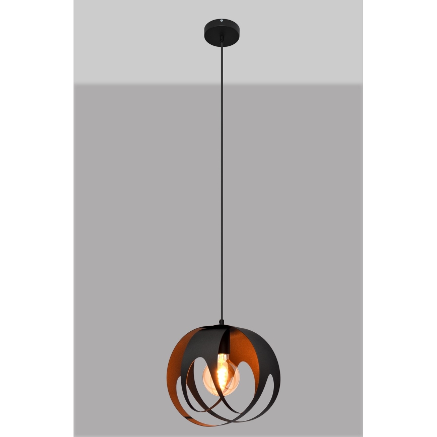 Подвесная люстра MOONLIGHT 1xE27/15W/230V черная