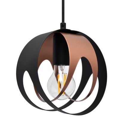 Подвесная люстра MOONLIGHT 3xE27/15W/230V черная/медная