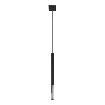 Подвесная люстра MOSAIC 1xG9/12W/230V черный/блестящий хром