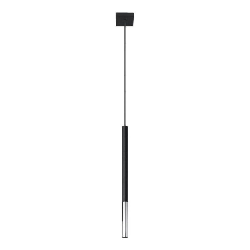 Подвесная люстра MOSAIC 1xG9/12W/230V черный/блестящий хром
