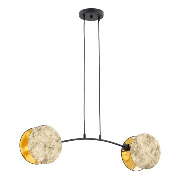 Подвесная люстра MOTIF 2xE14/10W/230V золотистый