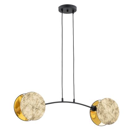 Подвесная люстра MOTIF 2xE14/10W/230V золотистый