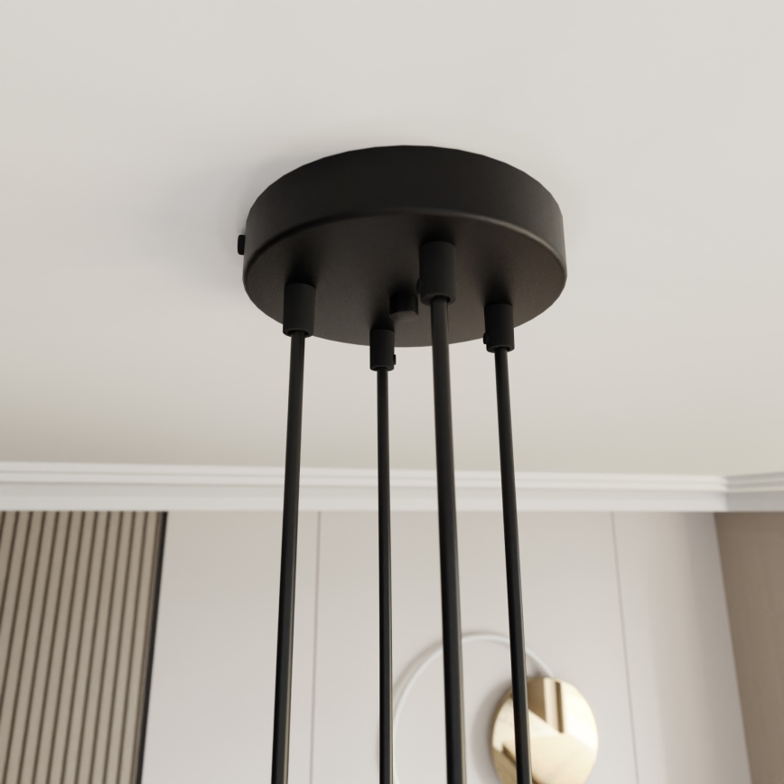 Подвесная люстра MOTIF 4xE14/10W/230V бежевый